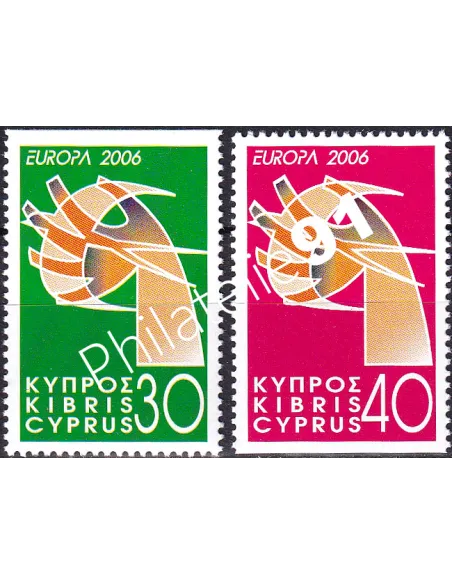 Chypre, n° 1085a à 1086a, issus de carnet, collection timbres Europe