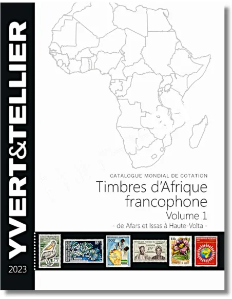 AFRIQUE Volume 1 2023, Timbres pays d´Afrique francophones, catalogues