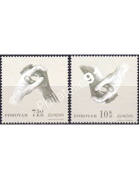 Féroé, n° 568 à 569, collection timbres Europe