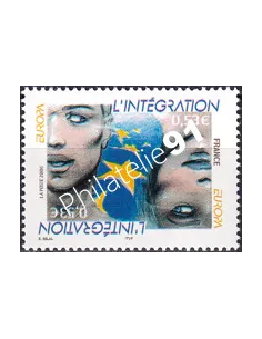 France, n° 3902, collection timbres Europa