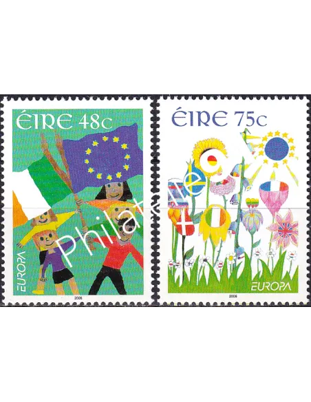 Irlande, n° 1705 à 1706, collection timbres Europe