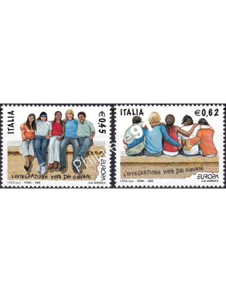 Italie, n° 2871 à 2872, collection timbres Europe