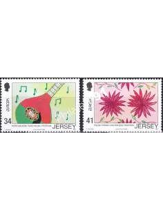 JERSEY, n° 1269 à 1270, collection timbres Europe