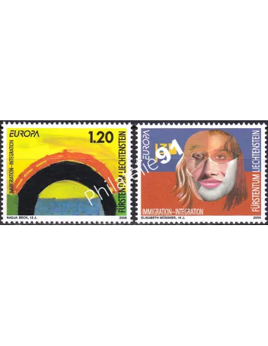 Liechtenstein, n° 1341 à 1342, collection timbres Europe