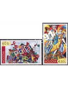 Moldavie, n° 474 à 475, collection timbre Europe