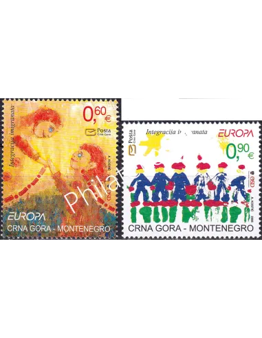 Monténégro, n° 136 à 137, collection timbres Europe