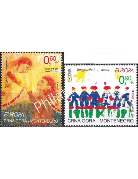 Monténégro, n° 136 à 137, collection timbres Europe