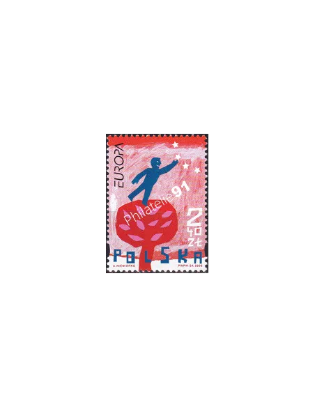 Pologne, n° 3982, collection timbres Europe