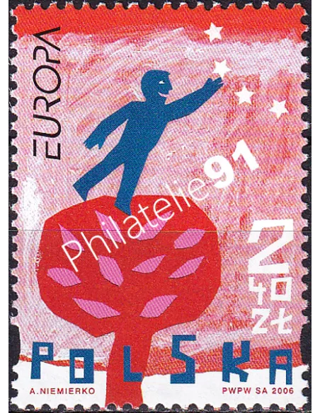 Pologne, n° 3982, collection timbres Europe