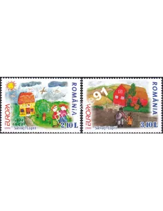 ROUMANIE, n° 5093 à 5094, collection timbres Europe