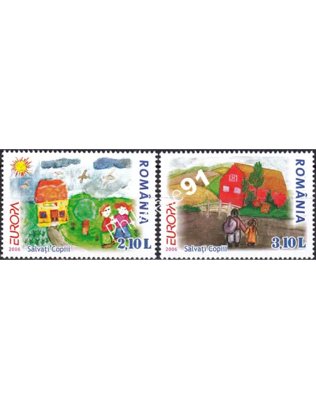 ROUMANIE, n° 5093 à 5094, collection timbres Europe