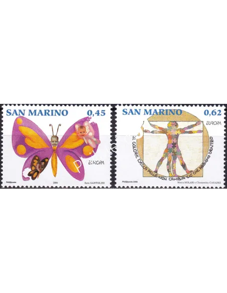 ST-MARIN, n° 2054 à 2055, collection timbres Europe