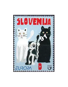 Slovénie, n° 541, collection timbre Europe