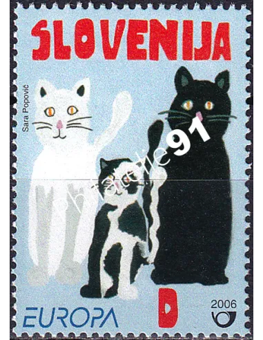 Slovénie, n° 541, collection timbre Europe