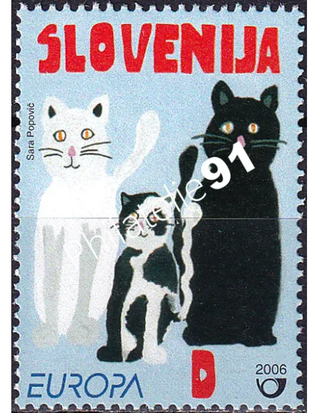 Slovénie, n° 541, collection timbre Europe