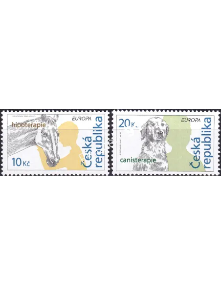 Rép.-Tchèque, n° 433 à 434, collection timbres Europe