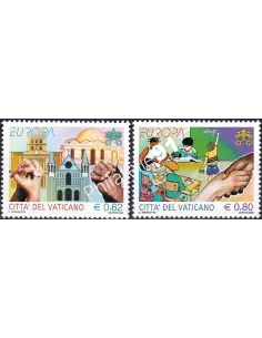 Vatican, n° 1396 à 1397, collection timbre Europe