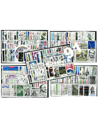 Les 5 années complètes de France neuves de 1980 à 1984