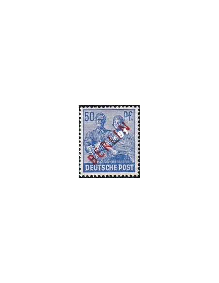 BERLIN, n° 13B, surcharge rouge, collection timbres Allemagne