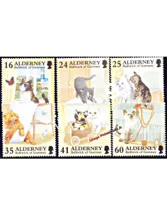 ALDERNEY - n°  94 à 99 - Faune - Chatons