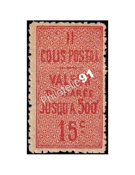 Colis Postaux n° 30, Collection timbres France