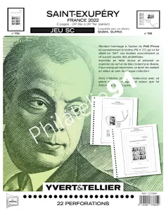 Jeu SC 2022 pour les feuilles Saint-Exupéry F86 et F89, St Exupéry