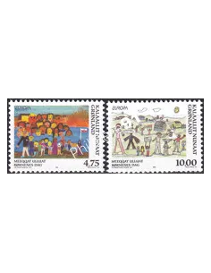 Groenland, n° 302 à 303, collection timbres Europe