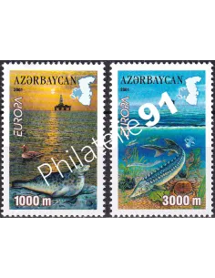 Azerbaïdjan, n° 417 à 418, collection timbres Europe