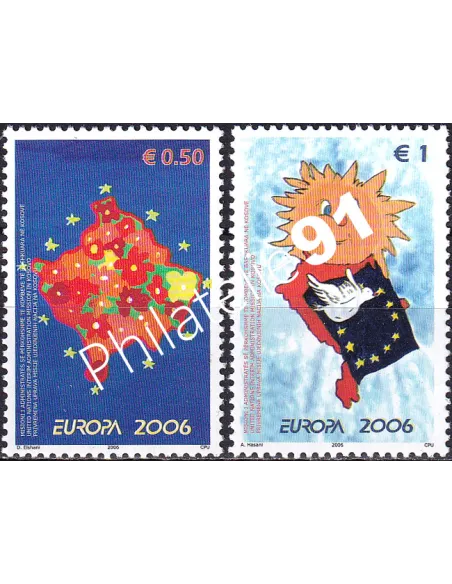 Kosovo, n° 43 à 44, collection timbres Europe
