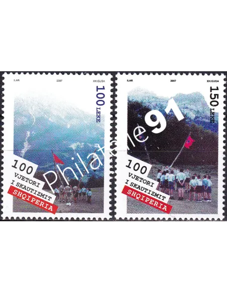 Albanie, n° 2834 à 2835, timbres Europe