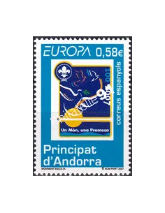 Timbre d'Andorre espagnol n° 331, collection timbres Europe