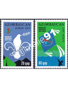 Azerbaïdjan, n° 580 à 581, collection timbres Europe