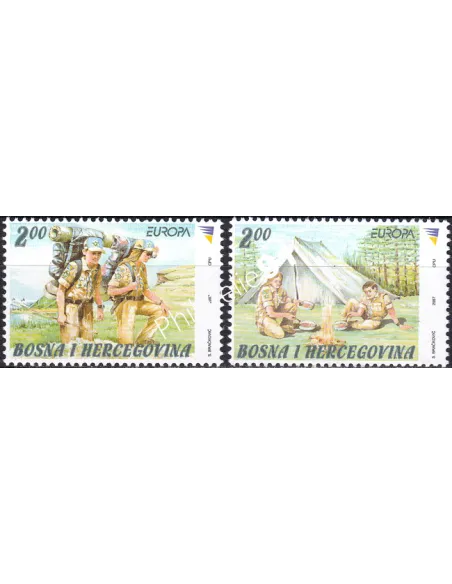 Bosnie-Herzégovine, n° 550 à 551, collection timbres Europe
