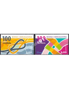 Timbres d'Herceg-Bosna (Rép. Croate) n° 178 et 179, timbres Europa