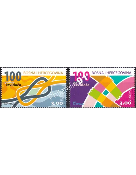 Timbres d'Herceg-Bosna (Rép. Croate) n° 178 et 179, timbres Europa