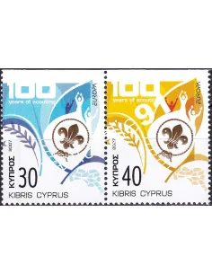 Chypre, n° 1109a à 1110a, Paire ND en haut, collection timbres Europe