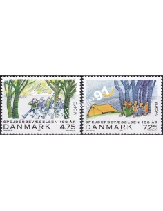 Danemark, n° 1473 à 1474, collection timbres Europe