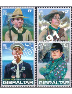 Gibraltar, n° 1212 à 1215, timbres Europa
