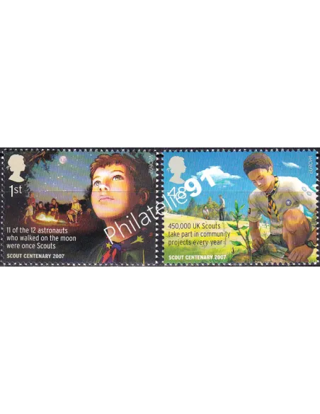 Grande-Bretagne, n° 2916 à 2917, collection timbre Europe