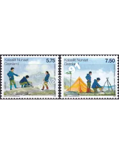 Groenland, n° 459 à 460, collection timbres Europe