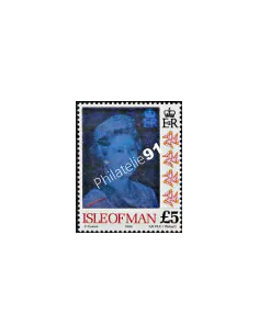 ILE DE MAN - n°  637 ** - S.M. Elizabeth II - Timbre hologramme