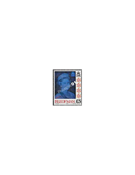 ILE DE MAN - n°  637 ** - S.M. Elizabeth II - Timbre hologramme