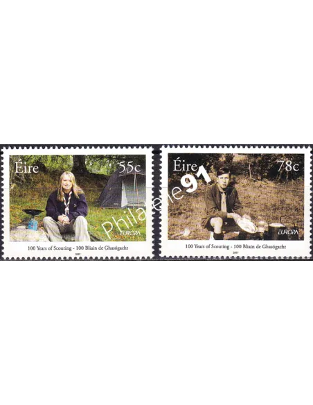 Irlande, n° 1768 à 1769, collection timbres Europe