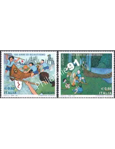 Italie, n° 2933 à 2934, collection timbres Europe