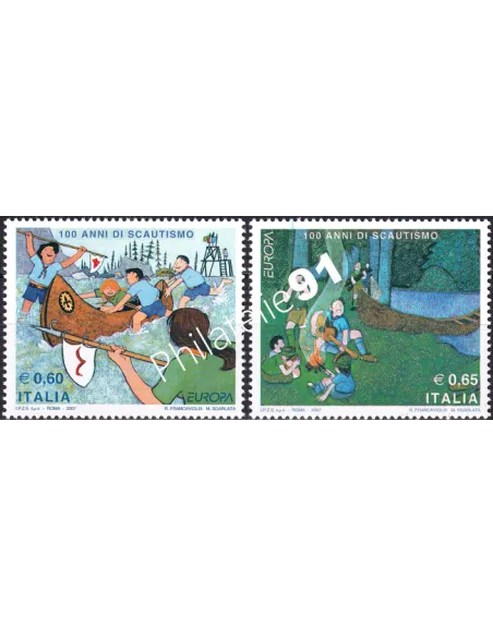 Italie, n° 2933 à 2934, collection timbres Europe