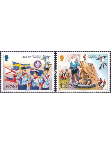 JERSEY, n° 1331 à 1332, collection timbres Europe