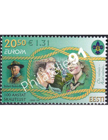 Estonie, n° 544, collection timbres Europe