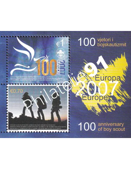 Kosovo, Bloc-Feuillet n° 6, collection timbres Europe
