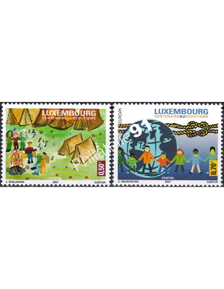 Luxembourg, n° 1700 à 1701, collection timbres Europe