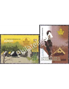 MACÉDOINE, n° 415 à 416, collection timbres Europa